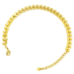 PULSEIRA SETAS - BANHADA A OURO18K