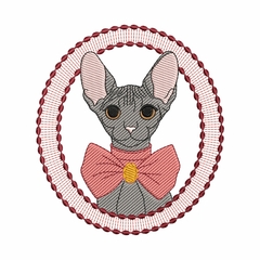 Matriz de Bordado - Gato Sphynx