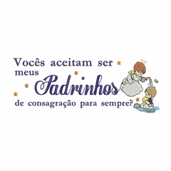 Matriz de Bordado Convite Padrinhos