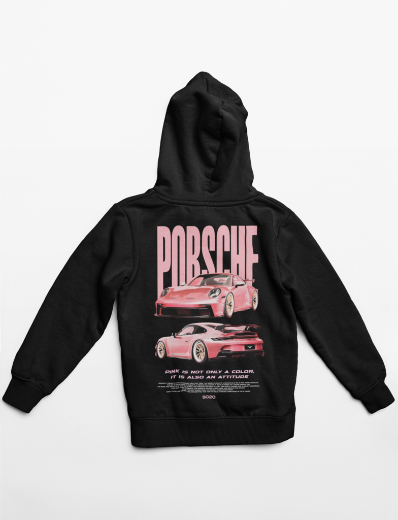 Sudadera pink negra hotsell
