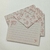 Cartão de Agradecimento com Envelope 10 unidades | FOLHAGEM ROSA