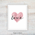 Quadro Decorativo | LOVE CORAÇÃO - comprar online
