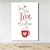 Placa Decorativa em MDF 21x30 | FOR THE LOVE OF COFFEE