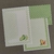 Papéis de Carta FRUITS com Envelope 10 unidades | VERDE 02 Estampas