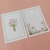 Papéis de Carta Dupla Floral 20 Unidades | BOUQUÊ GÉRBERAS ROSA