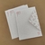 Papéis de Carta ESTAMPAS com Envelope 10 unidades | FOLHAGEM ROSA
