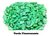 Granilha De Quartzo Para Decoração 950g - Verde Fluorescente