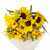 Flor Artificial Girassol Buque De Noiva 21 Flores 33cm - PET PATAO SHOP