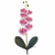 Flor Artifical Orquidea Real Ao Toque Haste 56cm - Rosa E Br