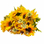 Flor Artificial Girassol Buque De Noiva 21 Flores 33cm na internet