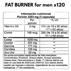FAT BURNER FOR MEN x120 - comprar online