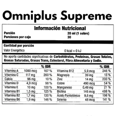 OMNIPLUS Supreme Caja con 30 sobres, 600 ml - comprar online