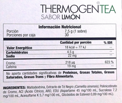 Thermogen Tea Supreme Limón - comprar online