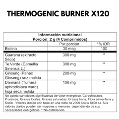 THERMOGENIC BURNER x120 - comprar online