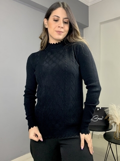 Blusa Mariana Lãnzinha Preto - comprar online