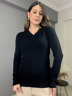 Blusa Laura Lãnzinha Preto - comprar online