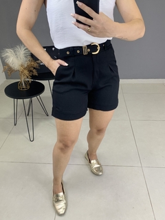 Short Anne com Cinto Bege - loja online