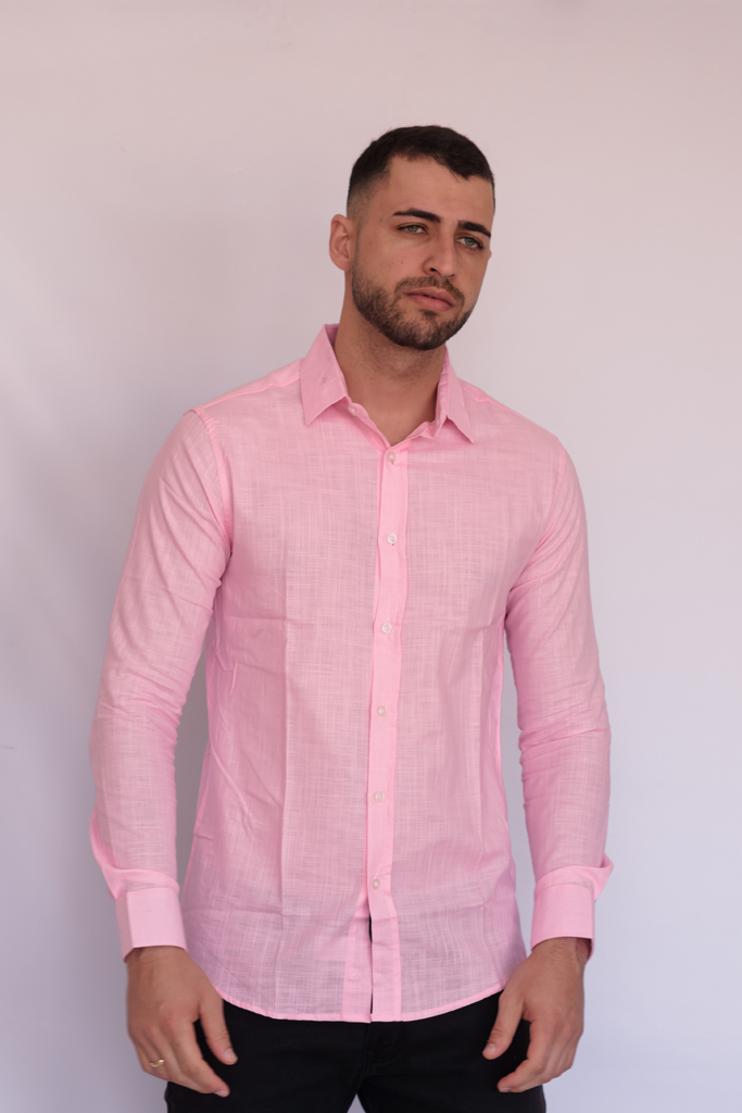 Camisa Masculina Manga Curta - Xadrez Verde e Branco - ABCI