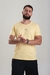 Camiseta masculina viotti amarelo claro escrita viotti