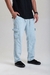Calça cargo masculina jeans - comprar online