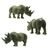 Animais Selvagens - Rinoceronte COM SOM 30cm na internet