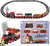 Ferrorama de Brinquedo Trem Elétrico Infantil Trenzinho Luz Som e Fumaça com Trilhos e 4 Vagões TK-AB6370 - Cia dos Brinquedos 