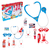 KIT MEDICO 8 PCS NA CAIXA Azul