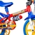 Bicicleta Aro 12 Fire Man Azul - Nathor na internet