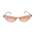 Óculos De Sol Emma Rosa Degradê Transparente - comprar online
