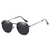 Óculos De Sol Hexagonal Preto - comprar online