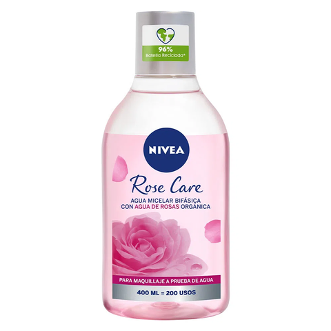 Agua Micellar Bifase Facial Rose x 400 ml - Nivea