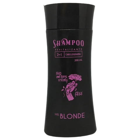 Shampoo Revitalizante 2en1 Cabello & Barba 200cc - Mr Blonde
