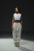 TAKE-OFF Ribbed White Cropped - loja online