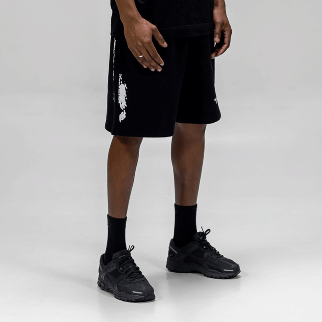 Short black sweatshirt hot sale