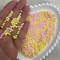 Imagem do Bola ou Conta Acrílica Passante Colorida Leitosa Candy