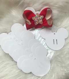 Tags Embalagens Para Laços 10 Unidades Mickey Borboleta Coração Cabeça de Boneca - comprar online