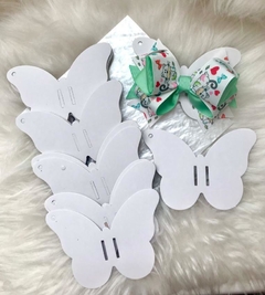 Tags Embalagens Para Laços 10 Unidades Mickey Borboleta Coração Cabeça de Boneca - Donana Biju