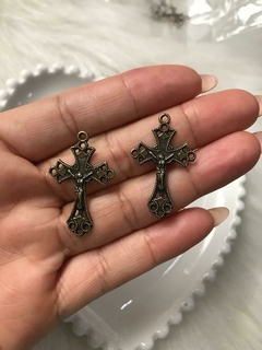 Crucifixo Para Terço Borda Trabalhada 3,5cm - loja online