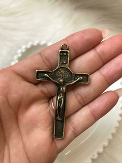 Crucifixo Para Terço De São Bento - Donana Biju
