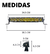 LBLD-147 - BARRA SLIM 10 HIPER LED 100W 13 PULGADAS - comprar en línea