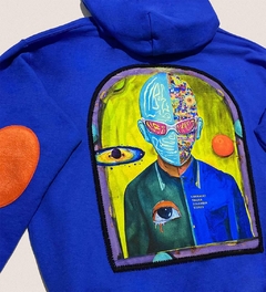 HOODIE "IANDEPENDENT" AZUL REY - tienda online