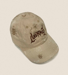 GORRA DRIL BEIGE DESTROYED