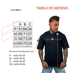 Camiseta Oversized Preta Casual Treino 100% Algodão - One Blast: Presente nos melhores treinos!