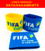 Faixa De Capitão Braçadeira Elástica FIFA cor Azul - comprar online