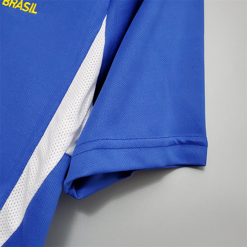 Camisa Brasil 2002 cor Azul - Nike