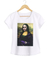 Camiseta Feminina Baby Look Mona Lisa Versão Coringa Tumblr - comprar online