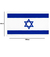Bandeira De Israel Oficial 150 X 90 Cm Alta Qualidade