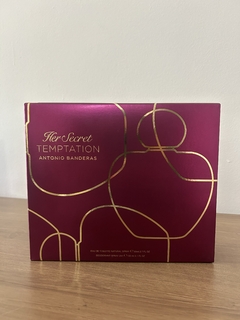 Kit Antonio Banderas Her Secret Temptation perfume 80ml + desodorante spray 150ml - comprar online