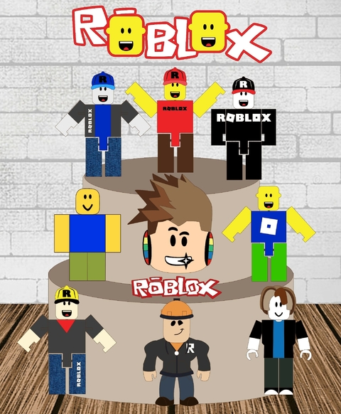 Topo De Bolo Roblox - Arquivo Digital