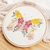 Bastidor bordado borboleta asa flores na internet